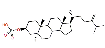 24-Methyl-5a-cholest-24(28)-en-3b-ol sulfate
